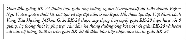 TTAT Vietsov - Trung tâm An toàn và Bảo vệ Môi trường Vietsovpetro Xí nghiệp Xây lắp - Vietsovpetro lắp đặt thành công Khối thượng tầng giàn BK-24, mỏ Bạch Hổ