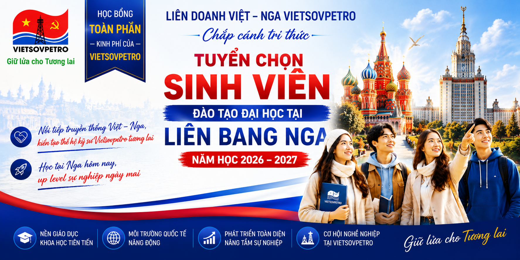 Tuyển sinh đào tạo đại học tại Liên bang Nga